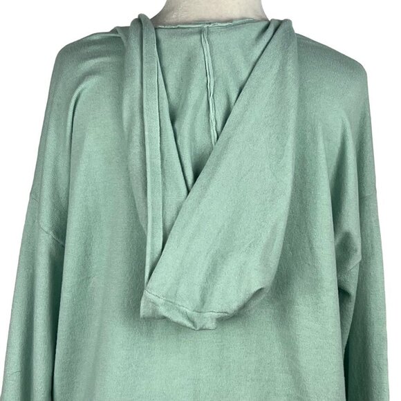 Magaschoni WOMEN'S SEA BREEZE HOODIE SWEATER NEW WITH TAG GREEN‎ SIZE SMALL - Picture 9 of 15